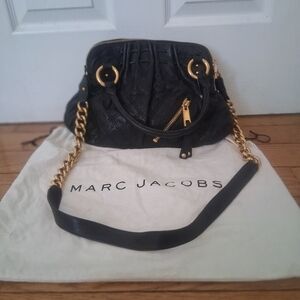 Marc Jacobs Cecilia Black Quilted Leather Handbag